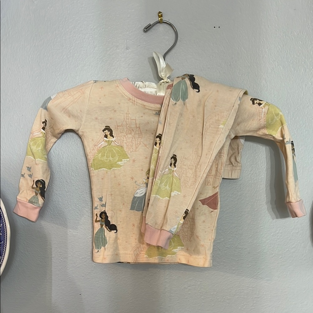 Disney Long Sleeve Tee Pink and Green